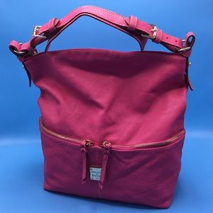 Dooney & Bourke Dillen pink shoulder bag.